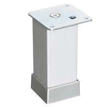 ER145 40*40 ALÜMİNYUM DÜZ KARE AYAK ( 5 CM ) BEYAZ