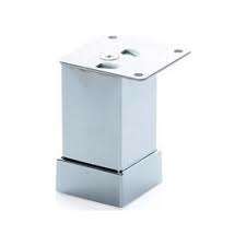 ER147 40*40 ALÜMİNYM DÜZ KARE AYAK ( 10 CM ) BEYAZ