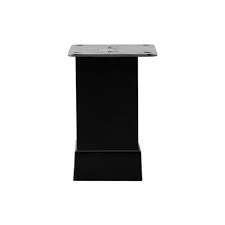 ER145 40*40 ALÜMİNYUM DÜZ KARE AYAK ( 5 CM ) SİYAH