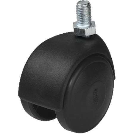 402 PLASTİK BÜYÜK VİDALI GRİ TEKER M10