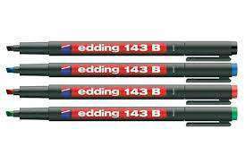 EDDİNG 142 M SİYAH ASETAT KALEMİ EDDİNG 142 M SİYAH ASETAT KALEMİ