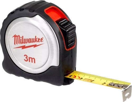 MILWAUKEE ŞERİT METRE İNOX GÖVDE 3/16MM MILWAUKEE ŞERİT METRE İNOX GÖVDE 3/16MM
