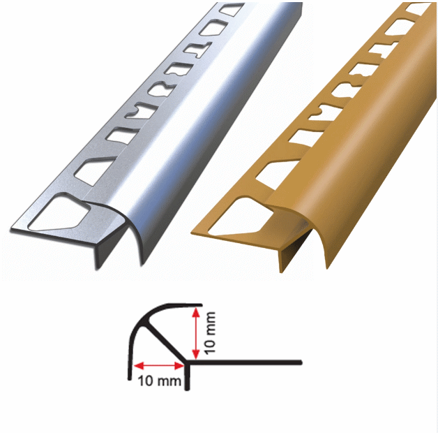 10 MM ALM.FAYANS ÇITA 2,7 MT MAT DIŞ KÖŞE