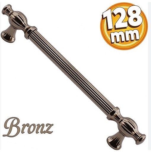 128 KESİR DÜZ KULP BRONZ