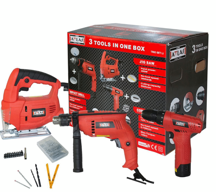 ATLAS TRIO SET LI  (MATKAP+DEKUPAJ+12VLi-ionVİDALA ATLAS TRIO SET LI  (MATKAP+DEKUPAJ+12VLi-ionVİDALA