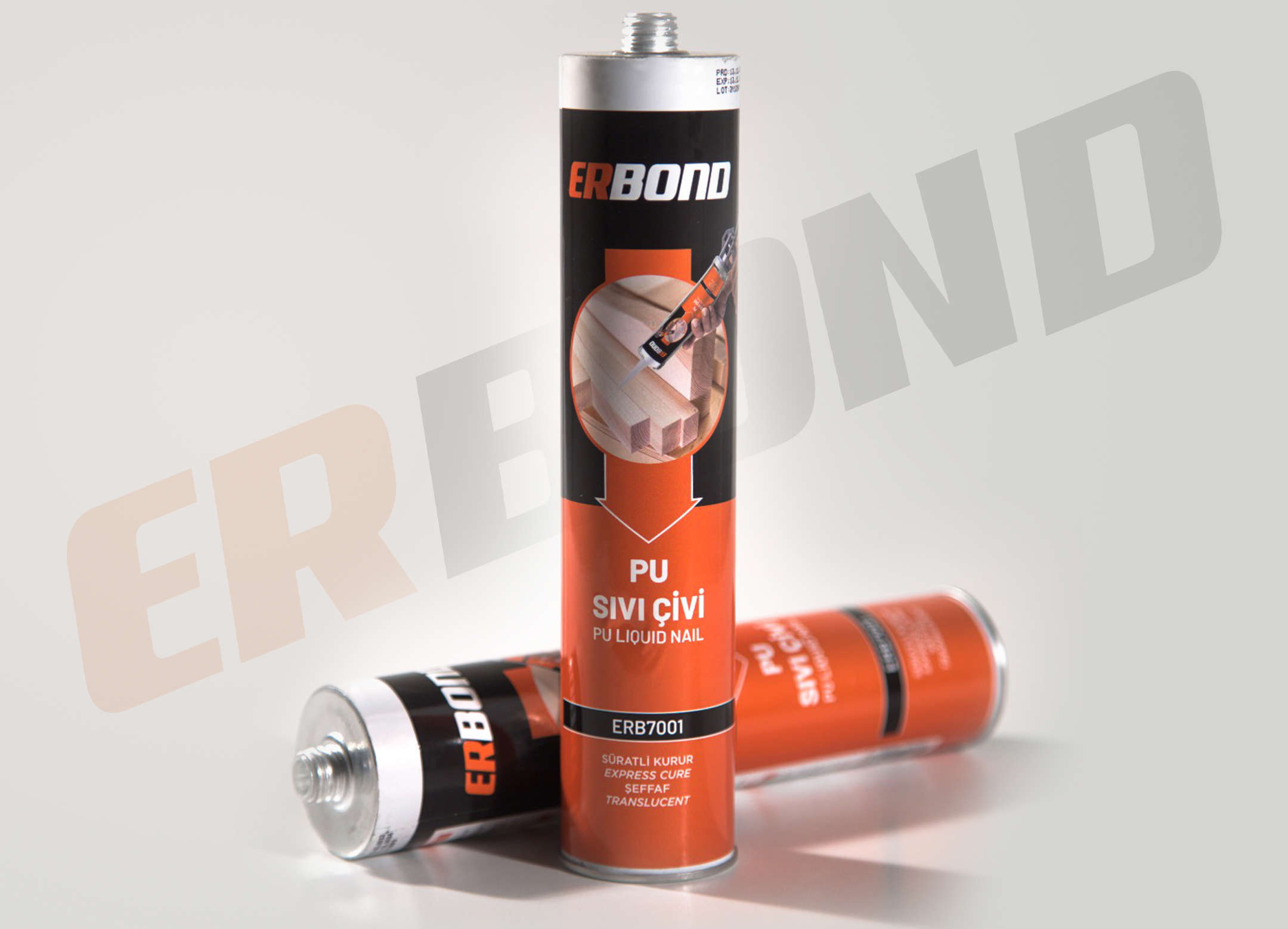 ERBOND PU ŞEFFAF SIVI ÇİVİ 280 ML ERBOND PU ŞEFFAF SIVI ÇİVİ 280 ML